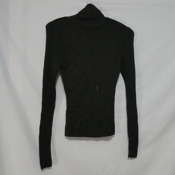 POLO SPORT - Sports Woman | medium | Charcoal Grey Ribbed Turtleneck Sweater - Picture 2 of 14